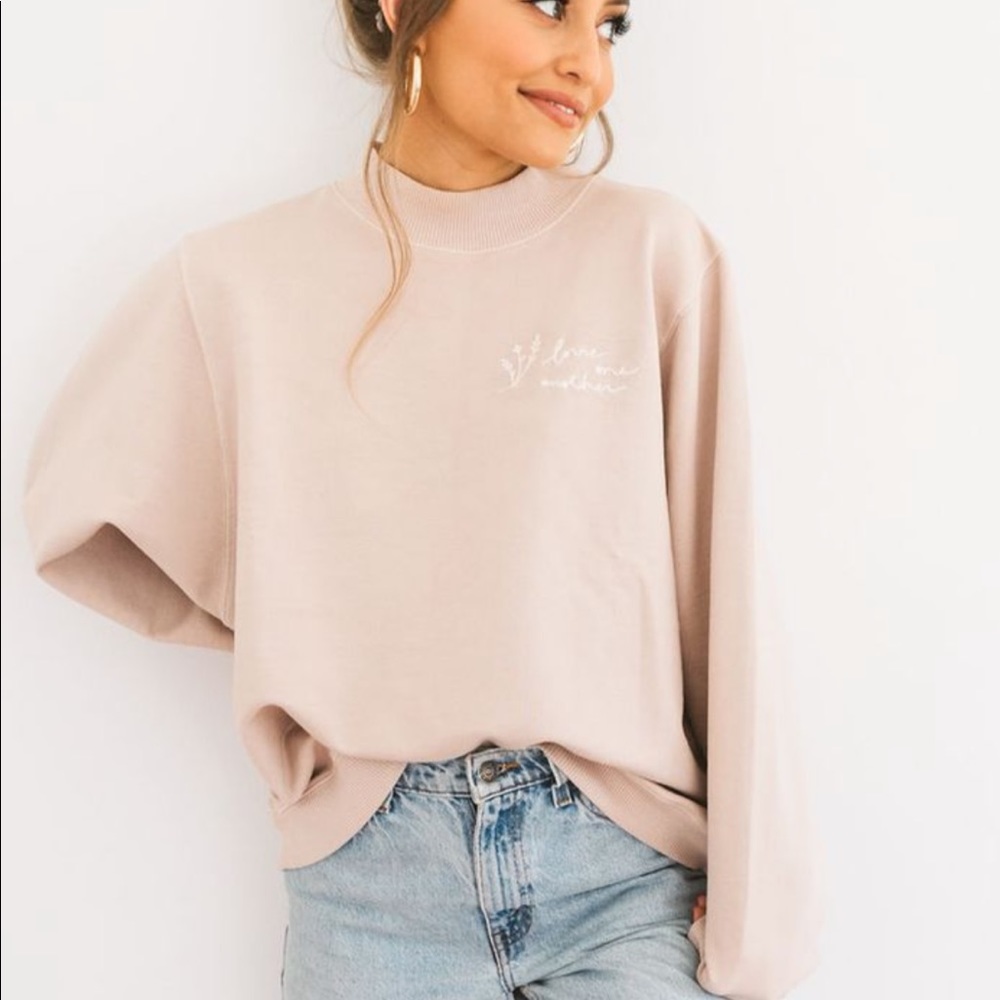 Kristin Made graphic embroidered sweatshirt